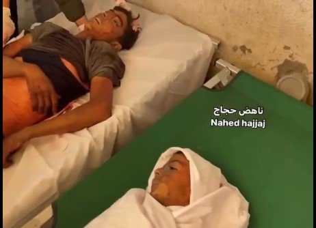 شهداء في قصف مسجد في رفح جراء العدوان الصهيوني على غزة